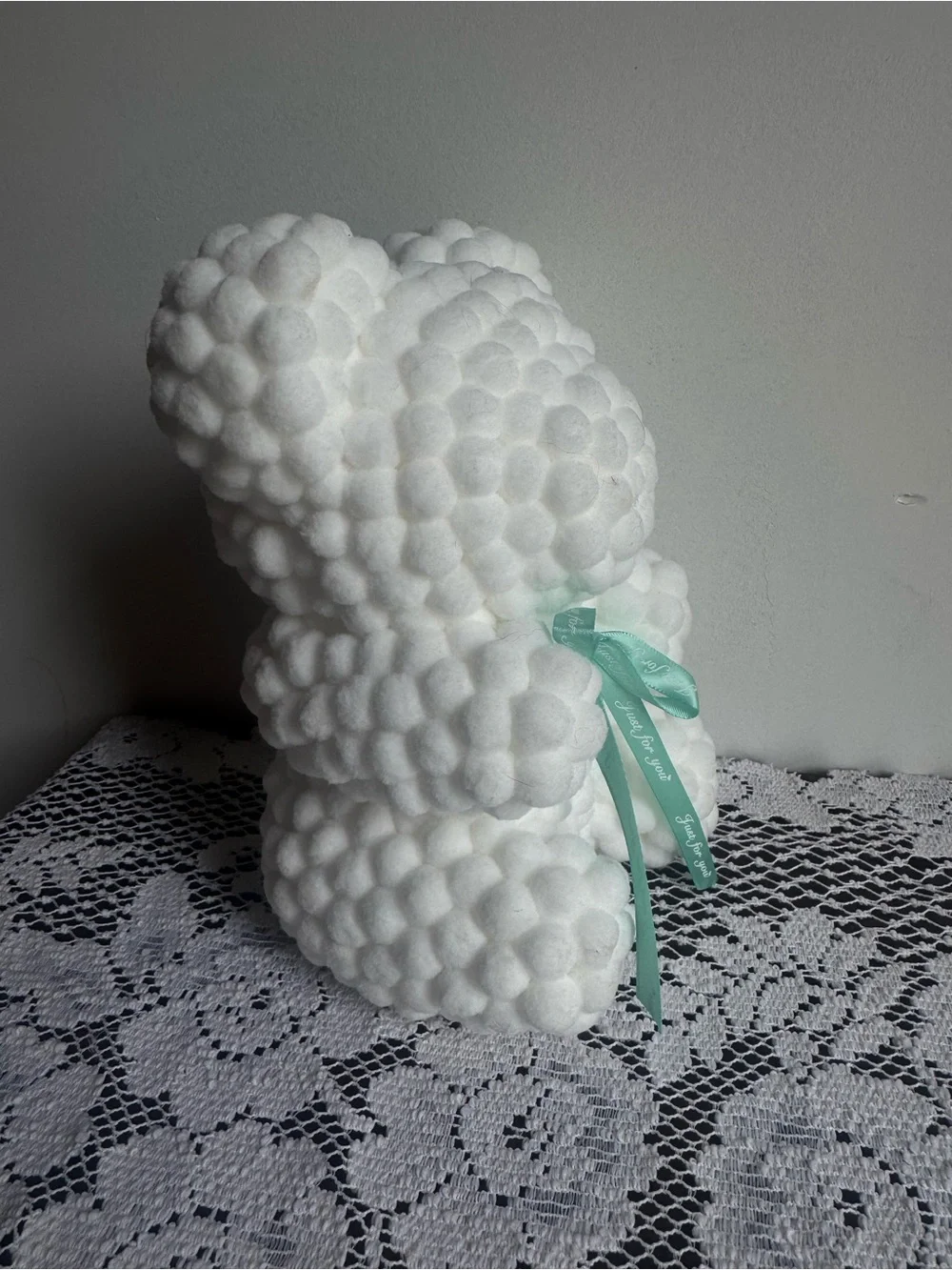 💗5 for $25💗 Motion Design Always & Forever White Marshmallow Bear Decor Plush
